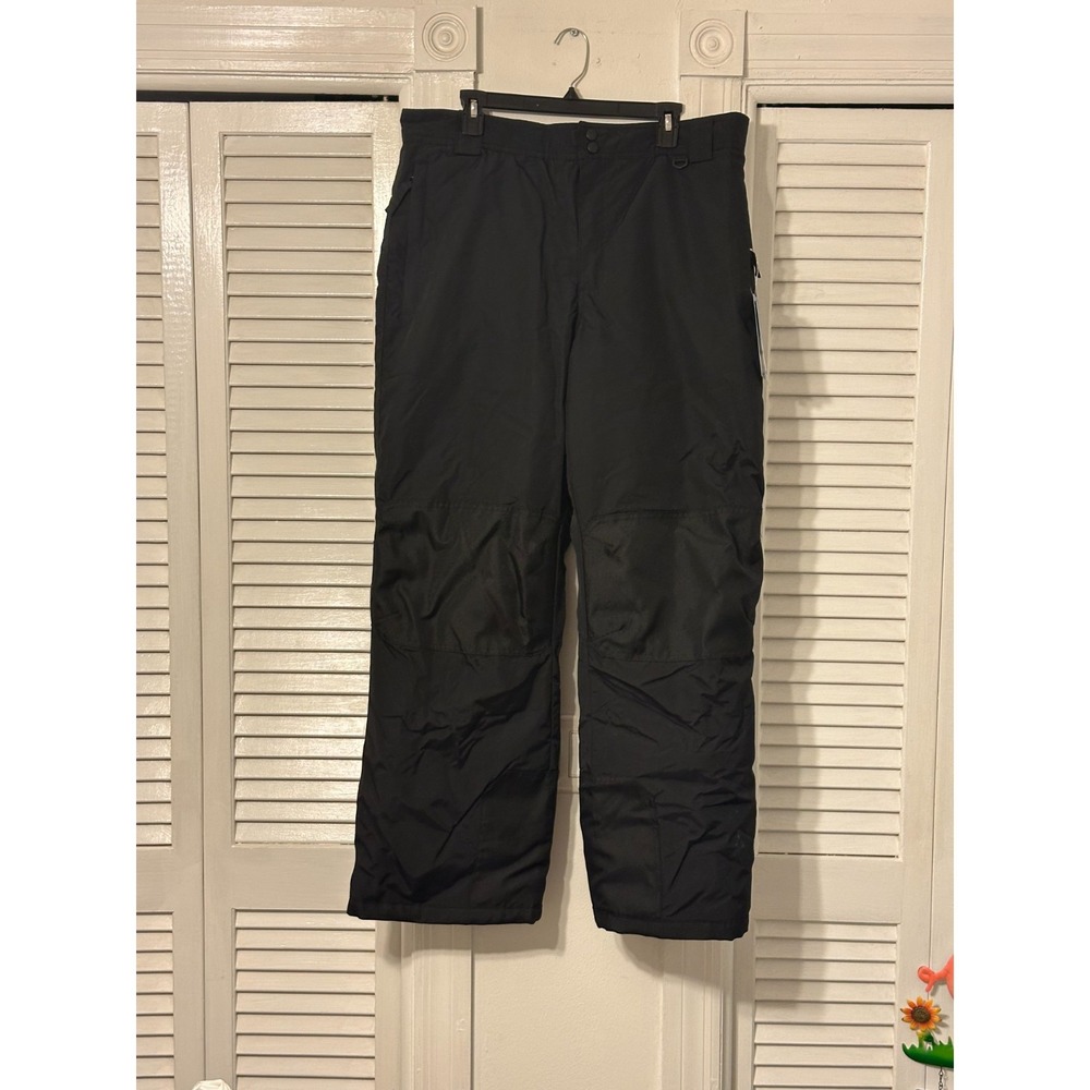 SLALOM MEN'S INSULATED SNOW PANTS Black XL